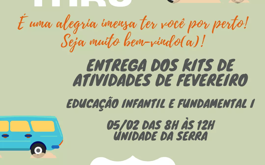 Drive Thru-Entrega de Kits de atividades