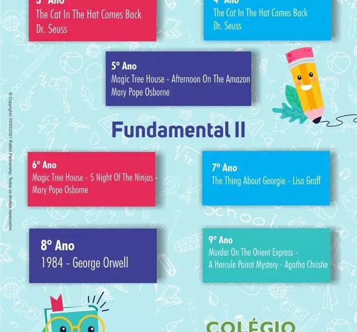 Livros Paradidáticos Inglês-Fundamental I e II