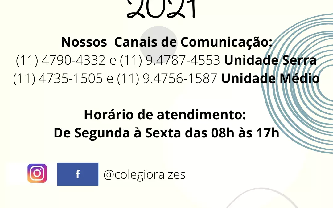 Horário de Funcionamento