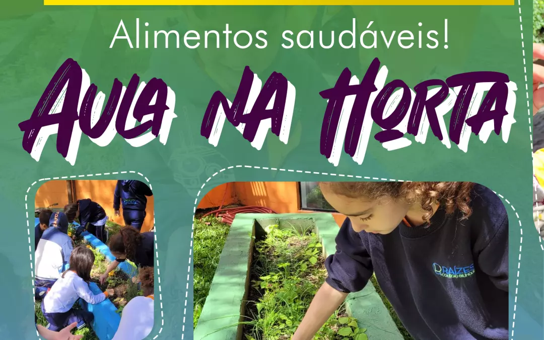 AULA NA HORTA